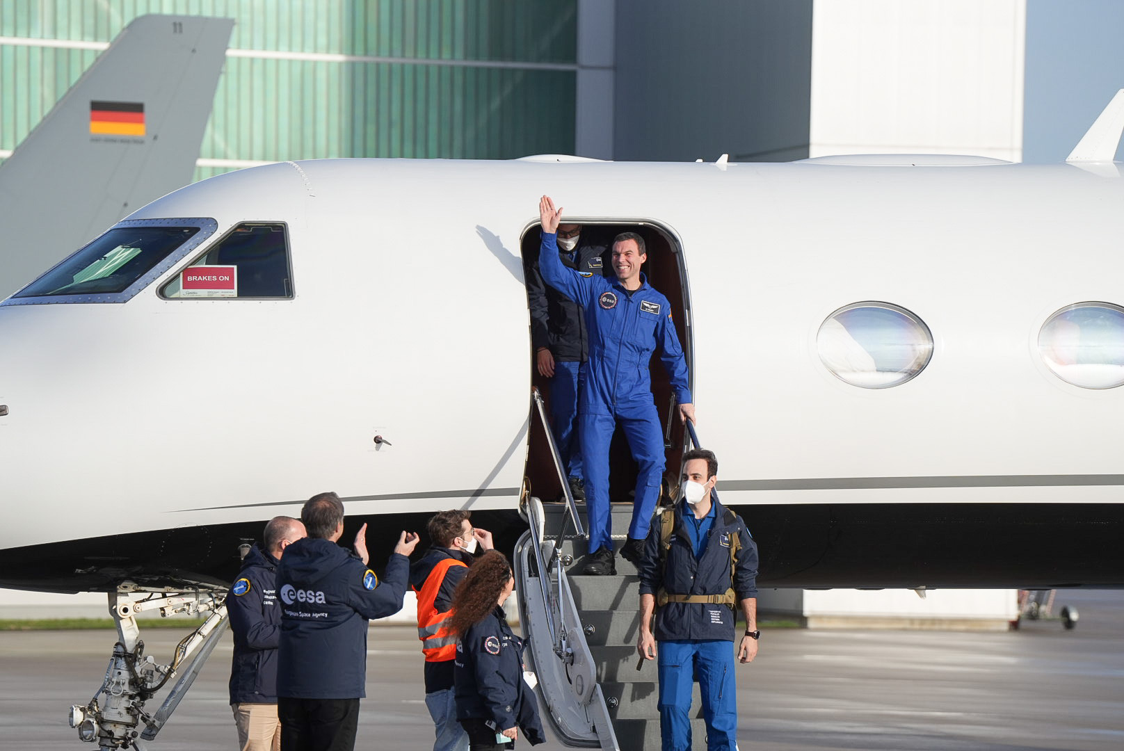 ESA project astronaut Marcus Wandt returned from space