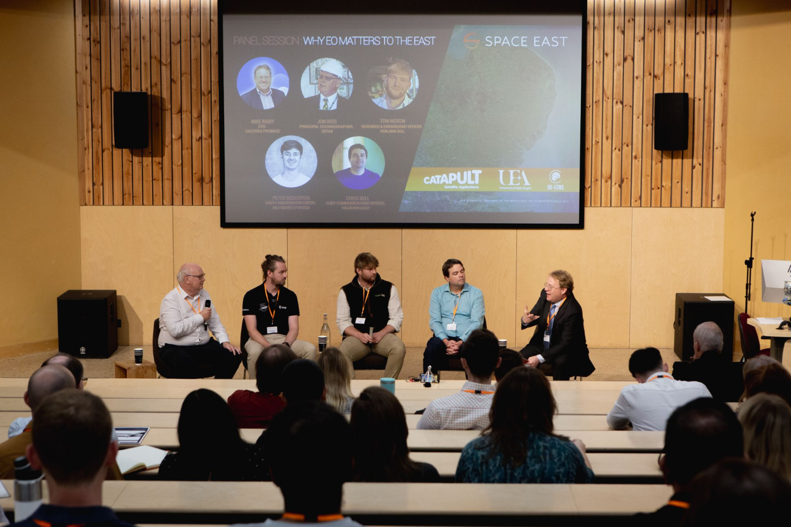 peter-bickerton-onstage-during-multi-sector-panel-discussing-earth-observation-at-space-east-event-in-norwich